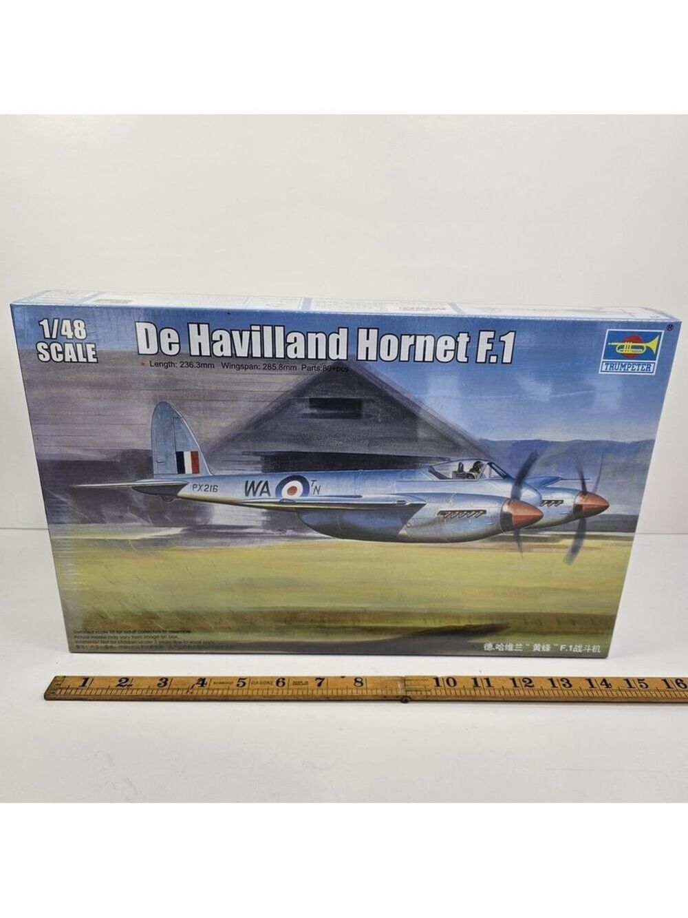 SEALED Trumpeter 02893 De Havilland Hornet F.1 1/48 Scale Model Kit NEW